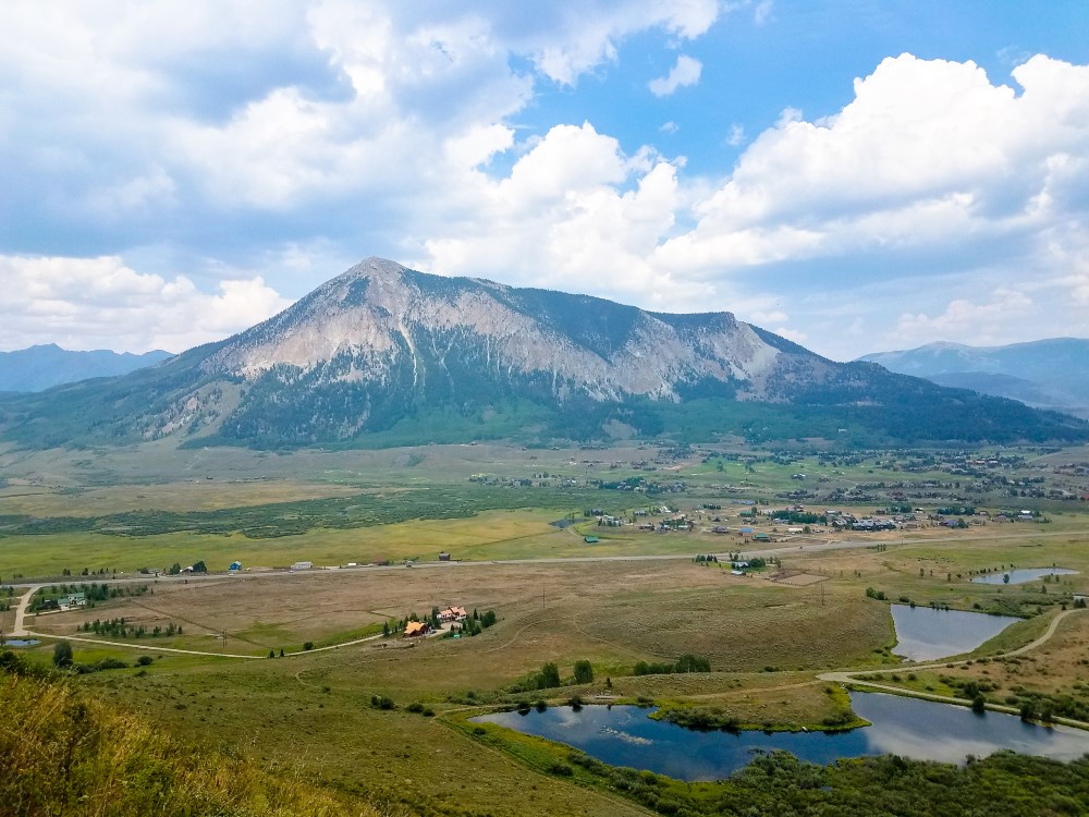 Looking North from Baxter Gulch Trail toward Mount Crested Butte. Photo by Chris Yuan-Farrell.