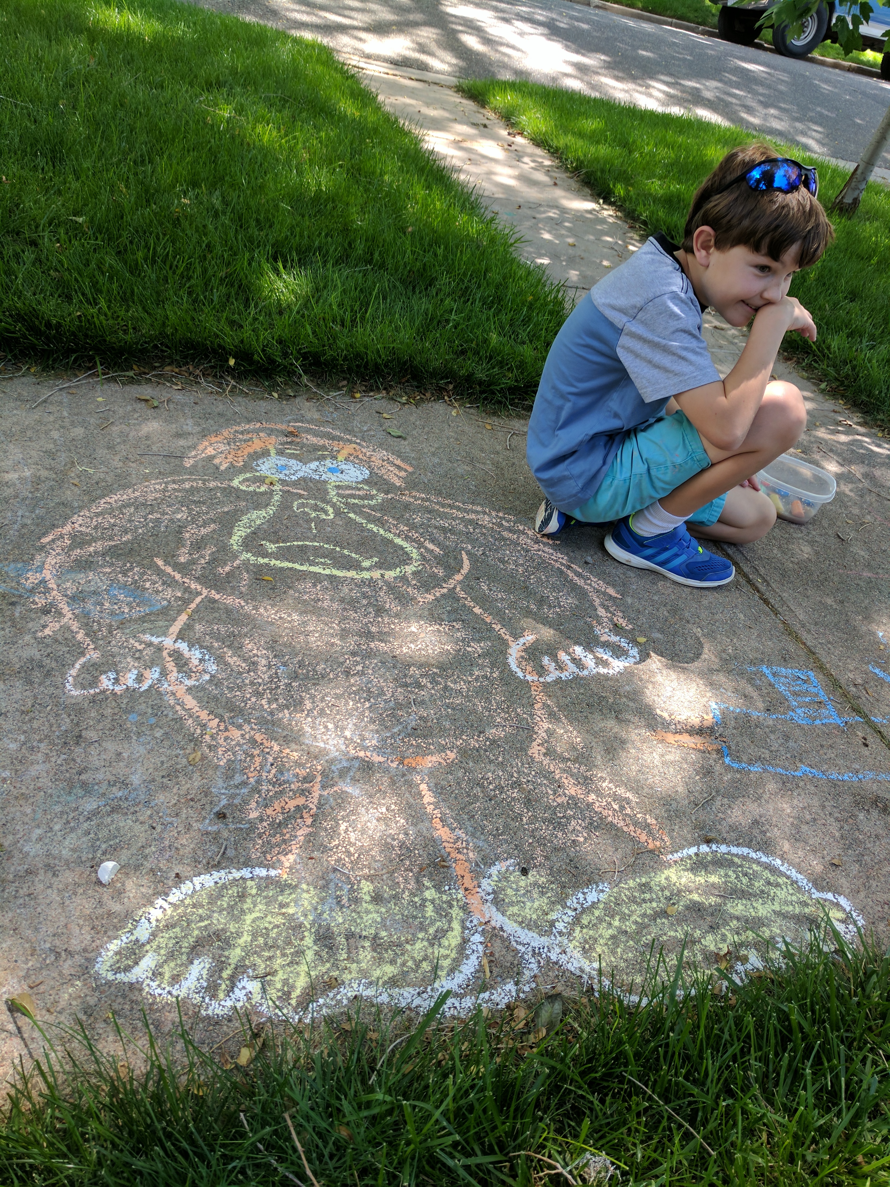 Number 4: Create a sidewalk mural