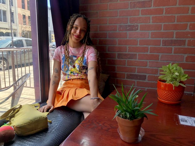 Cafe sitting