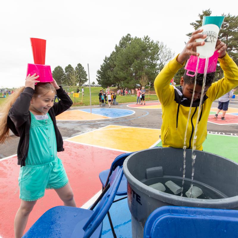 Kids playing at Arrowhead Elementary. Photo by moxie82inc
