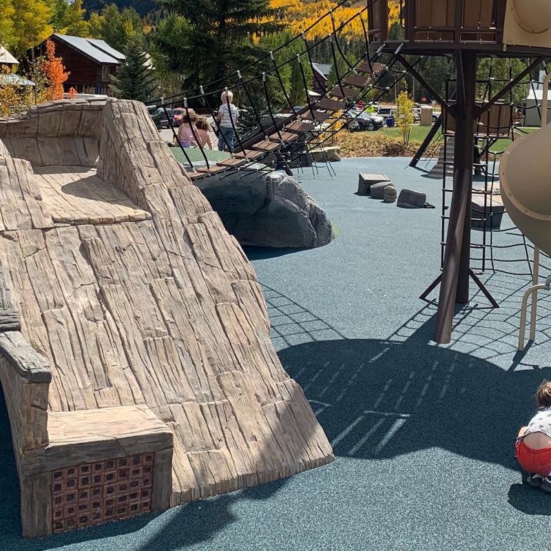 Kids playing at Crusted Butte Town Park. Photo from the Town of Crested Butte.