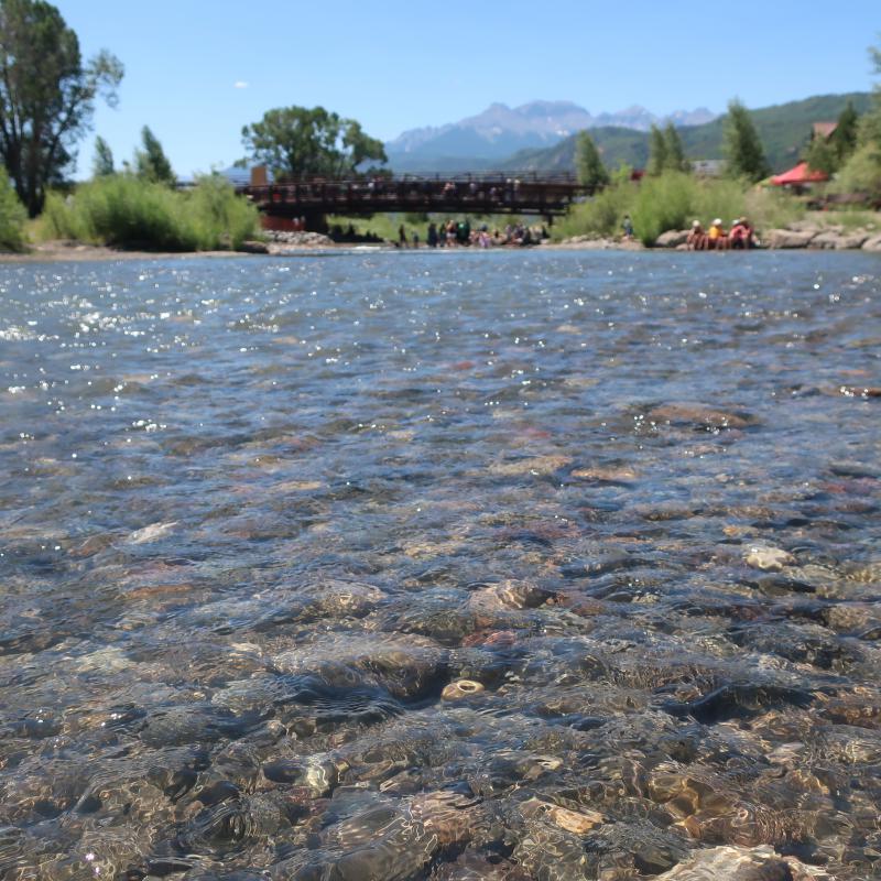 Uncompahgre River in Ridgway