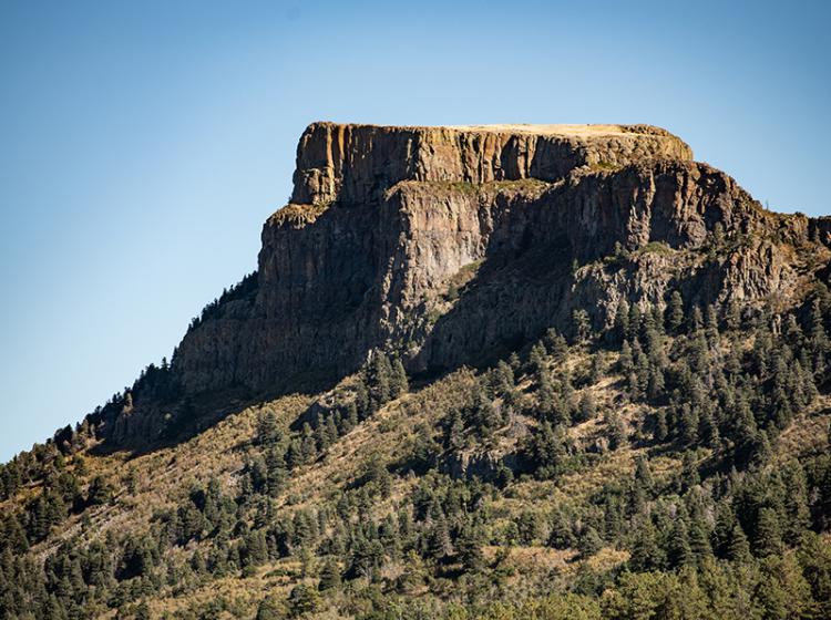 Crazy French Ranch and  its iconic peak