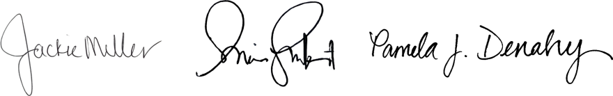 Strategic plan signatures